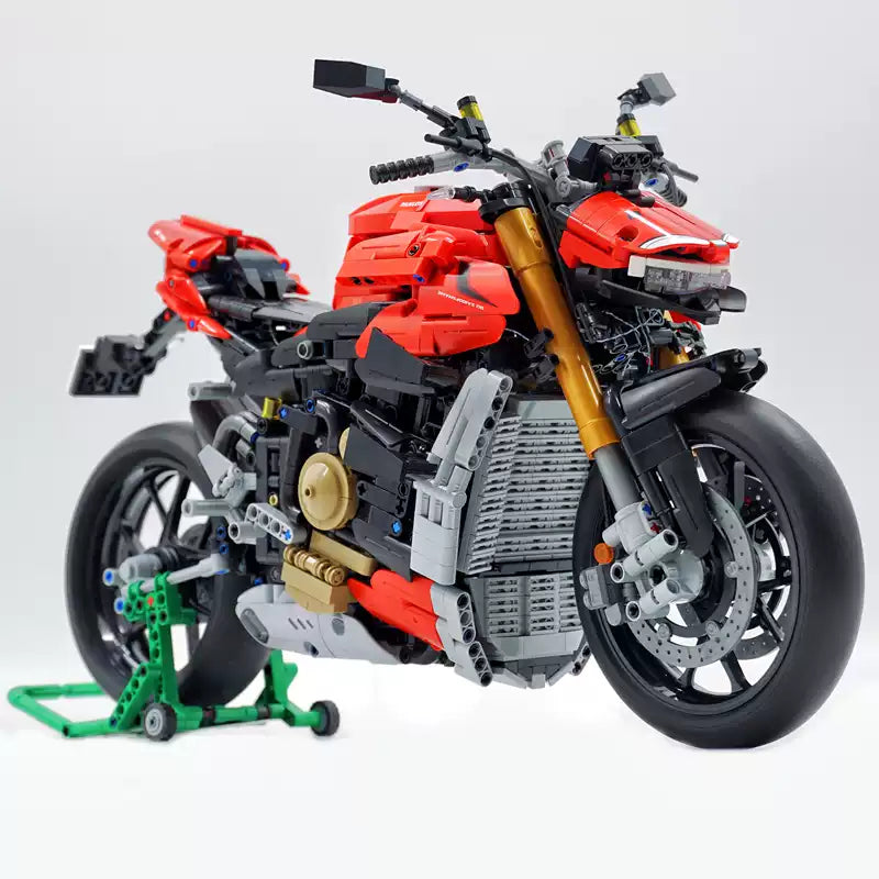 Ducati Streetfighter V4S 2221pcs-Building Blocks set -Turbo Moc