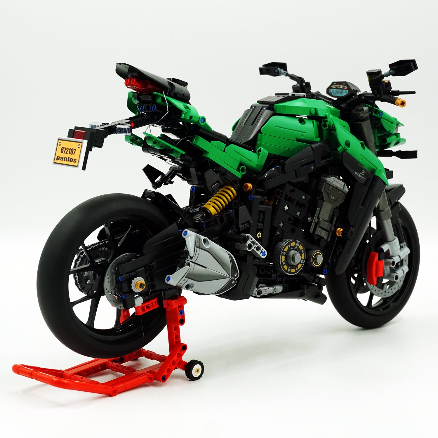 Kawasaki Z1000R 2088pcs-Building Blocks set -Turbo Moc