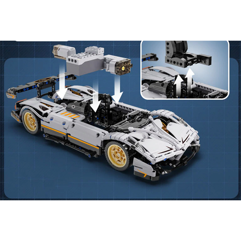 Pagani Z-Wind 959pcs-Building Blocks set -Turbo Moc