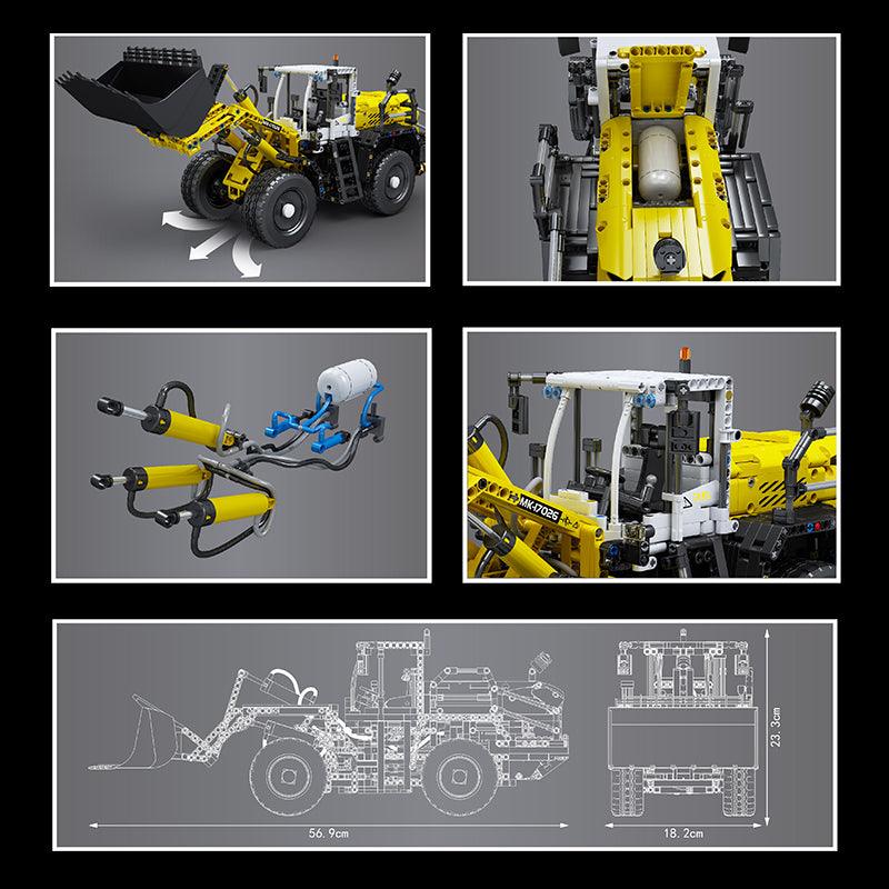 Pneumatic Loader L550 1803pcs-Building Blocks set -Turbo Moc