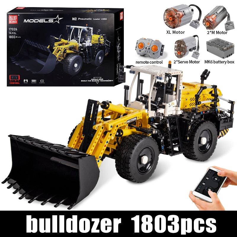 Pneumatic Loader L550 1803pcs-Building Blocks set -Turbo Moc