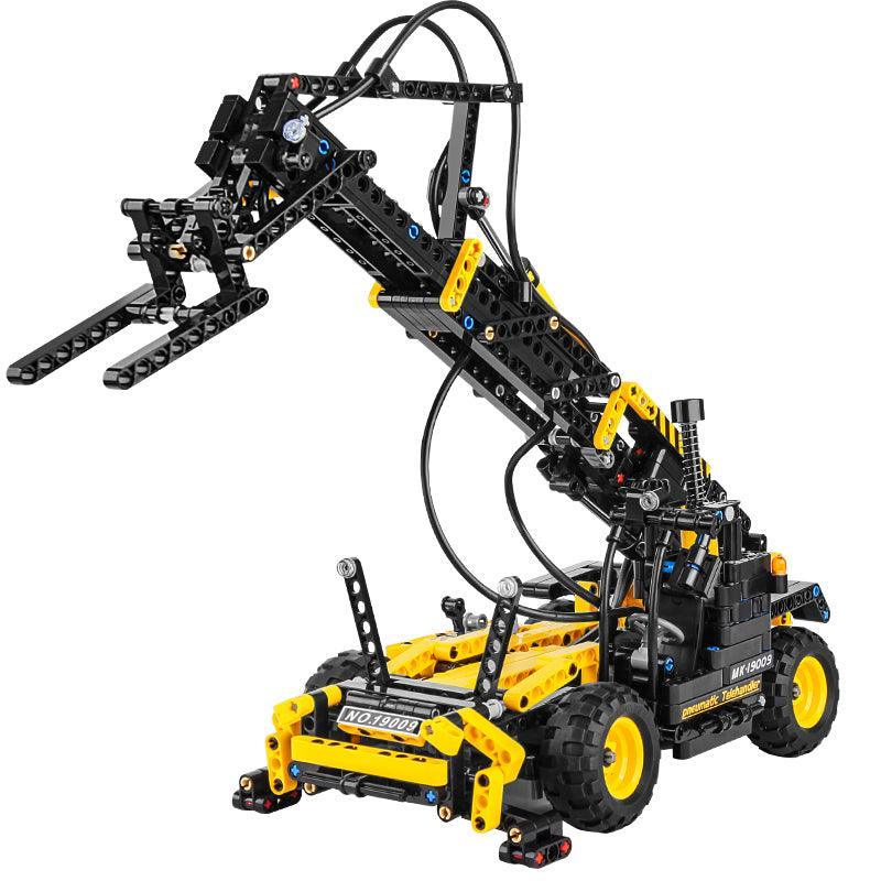 Pneumatic Telehandler Model 803pcs-Building Blocks set -Turbo Moc