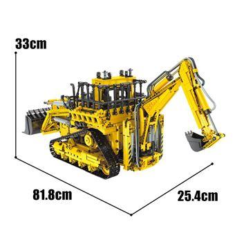 Pneumatic bulldozer with remote control 3963pcs-Building Blocks set -Turbo Moc