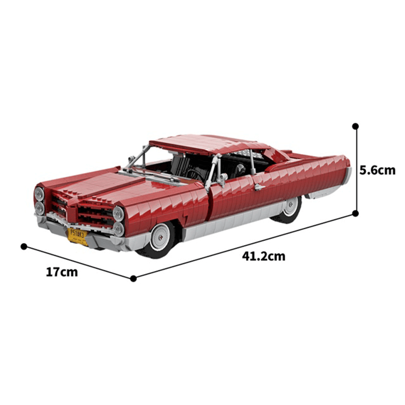 Pontiac Bonneville 1966 1669pcs-Building Blocks set -Turbo Moc