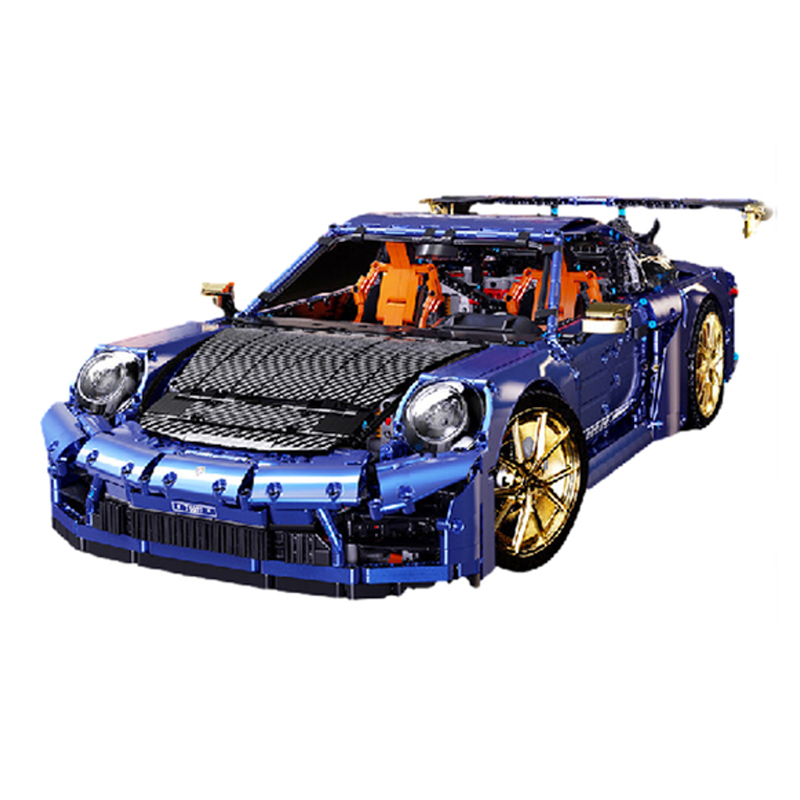 Porsche 911 992 GT3RS 5587pcs-Building Blocks set -Turbo Moc