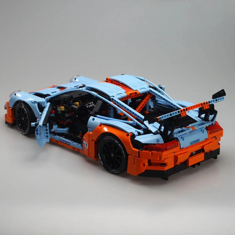 Porsche 911 GT3 RS 2703pcs-Building Blocks set -Turbo Moc