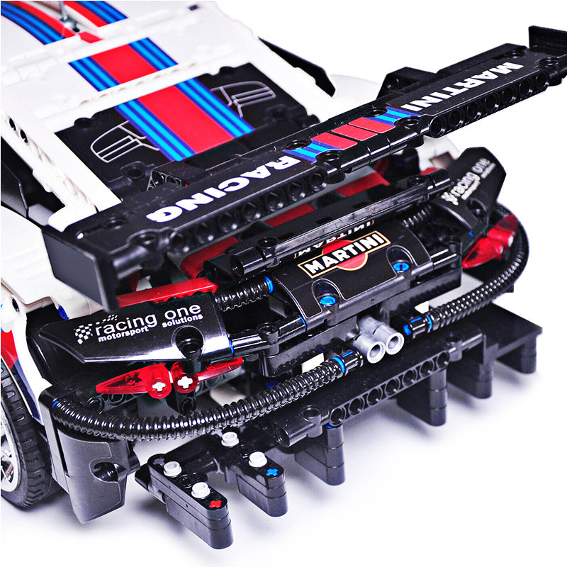 Porsche 911 RSR Martini Racing 1580pcs-Building Blocks set -Turbo Moc