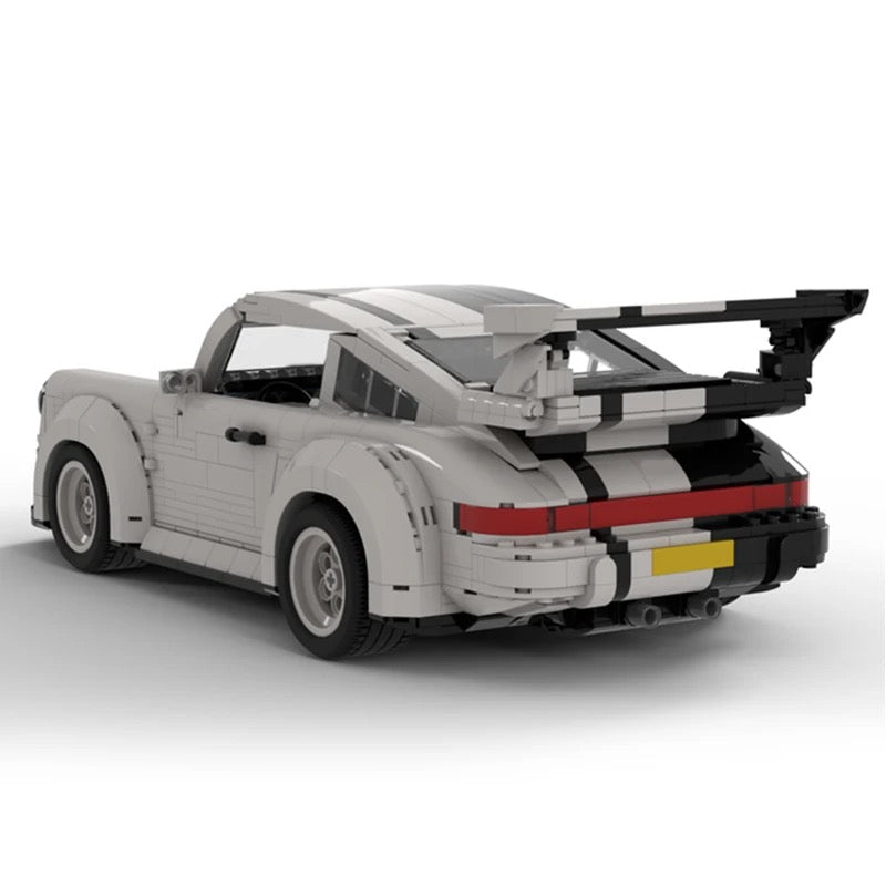 Porsche 911 Turbo Black & White | 1950pcs-Building Blocks set -Turbo Moc