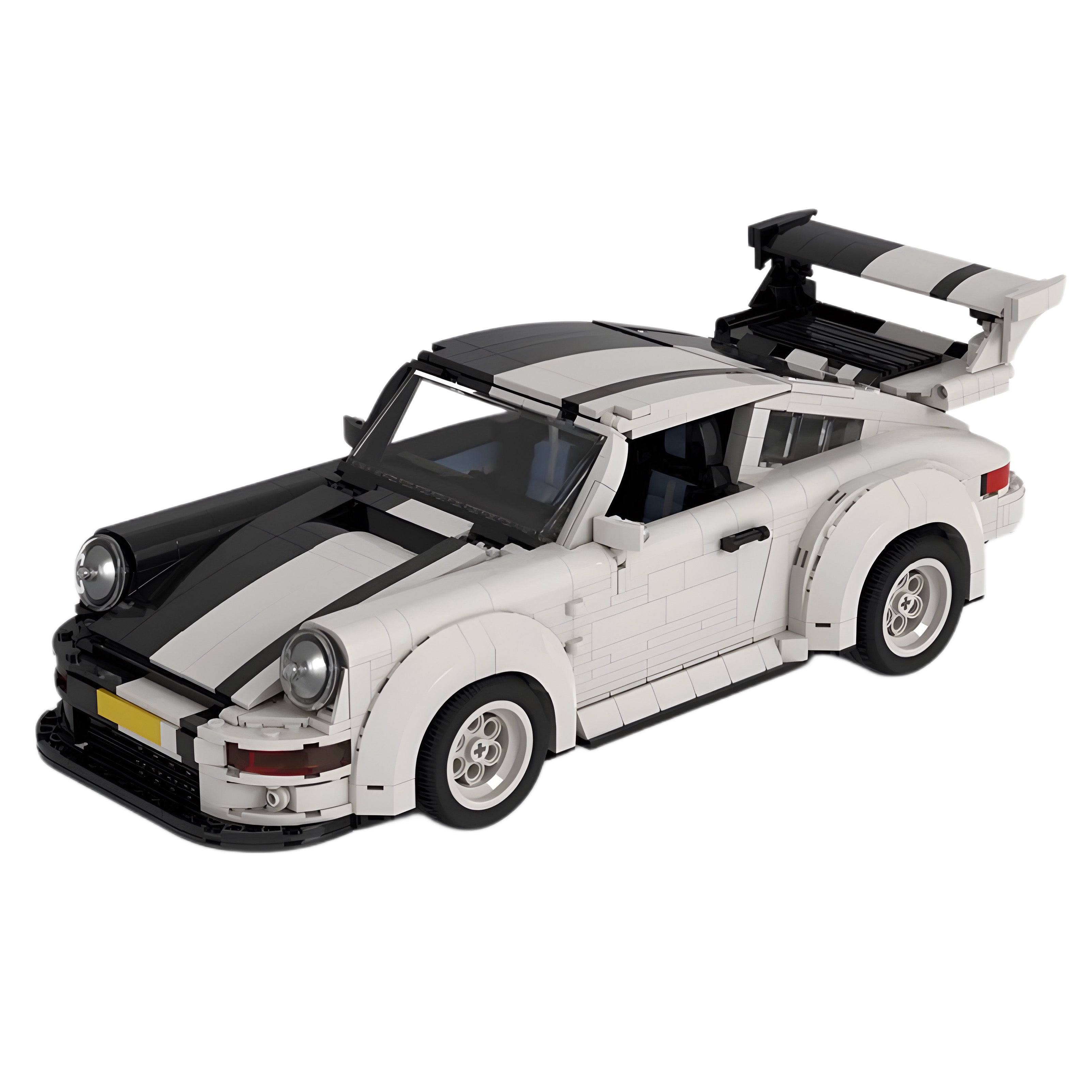 Porsche 911 Turbo Black & White | 1950pcs-Building Blocks set -Turbo Moc