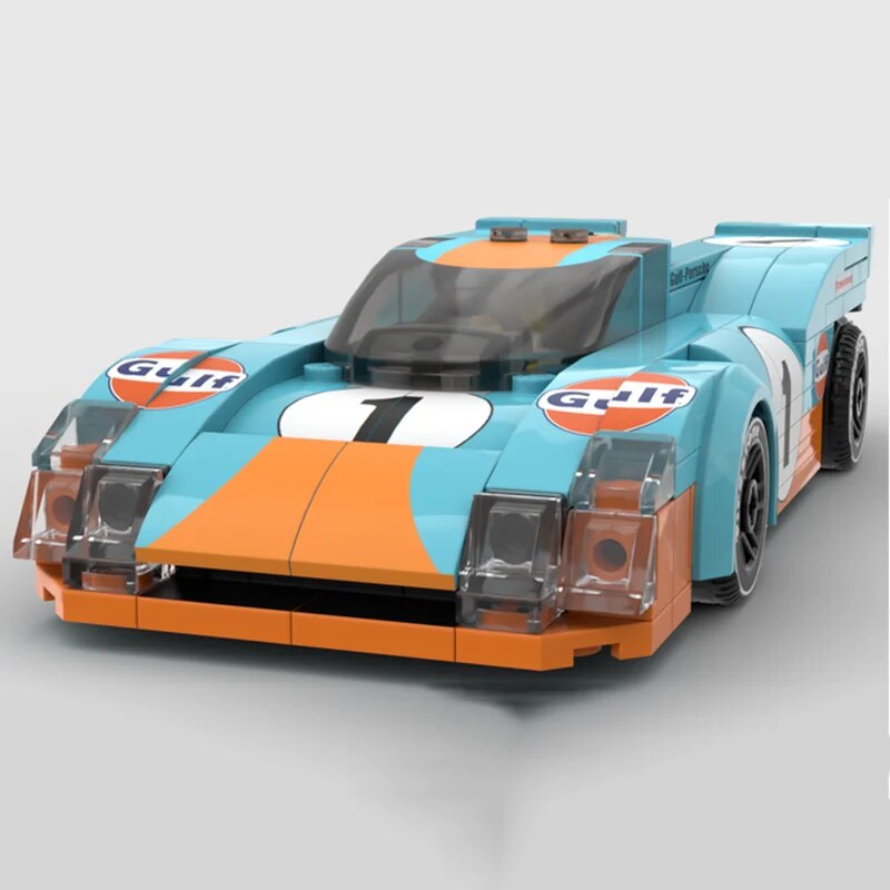 Porsche 917 K Gulf Daytona 1970 | 187pcs-Building Blocks set -Turbo Moc