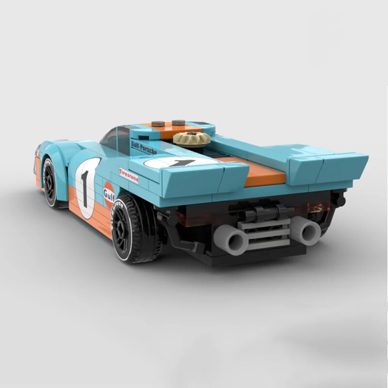 Porsche 917 K Gulf Daytona 1970 | 187pcs-Building Blocks set -Turbo Moc