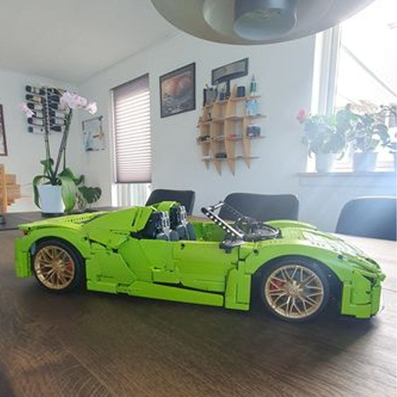 Porsche 918 Spyder 1:8 | 3550pcs-Building Blocks set -Turbo Moc