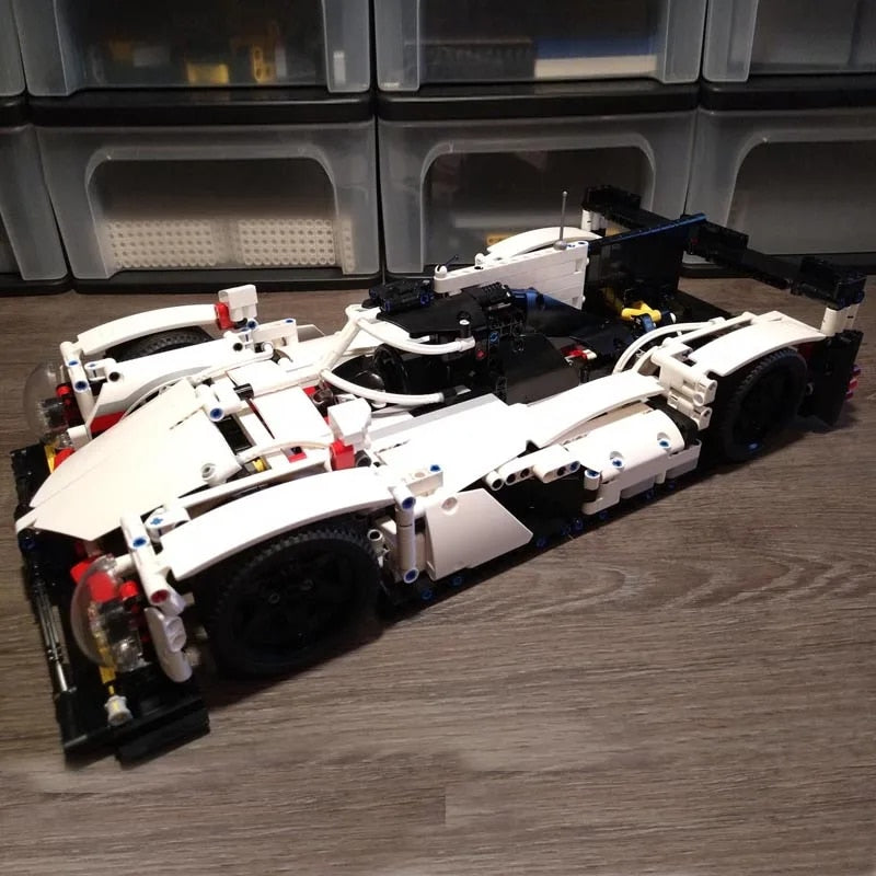 Porsche 919 Hybrid LMP1 24h Le Mans | 1363pcs-Building Blocks set -Turbo Moc