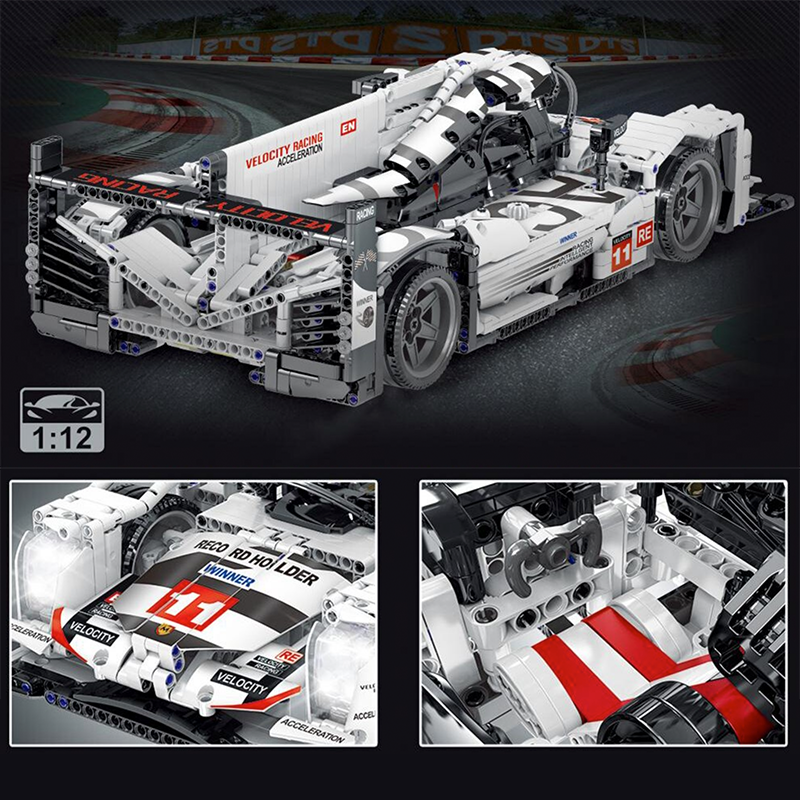 Porsche 919 Le Mans 1722pcs-Building Blocks set -Turbo Moc