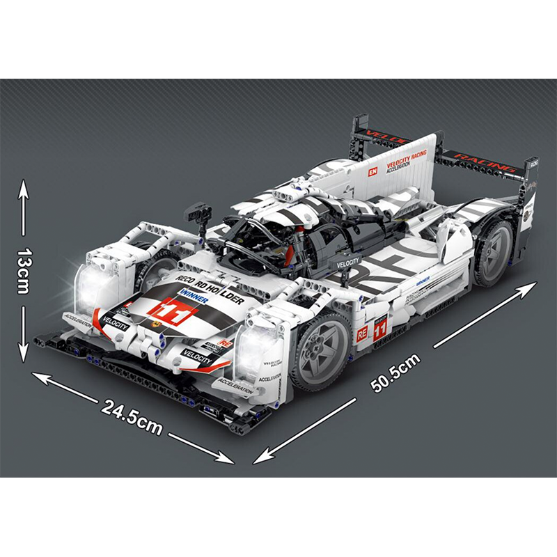 Porsche 919 Le Mans 1722pcs-Building Blocks set -Turbo Moc