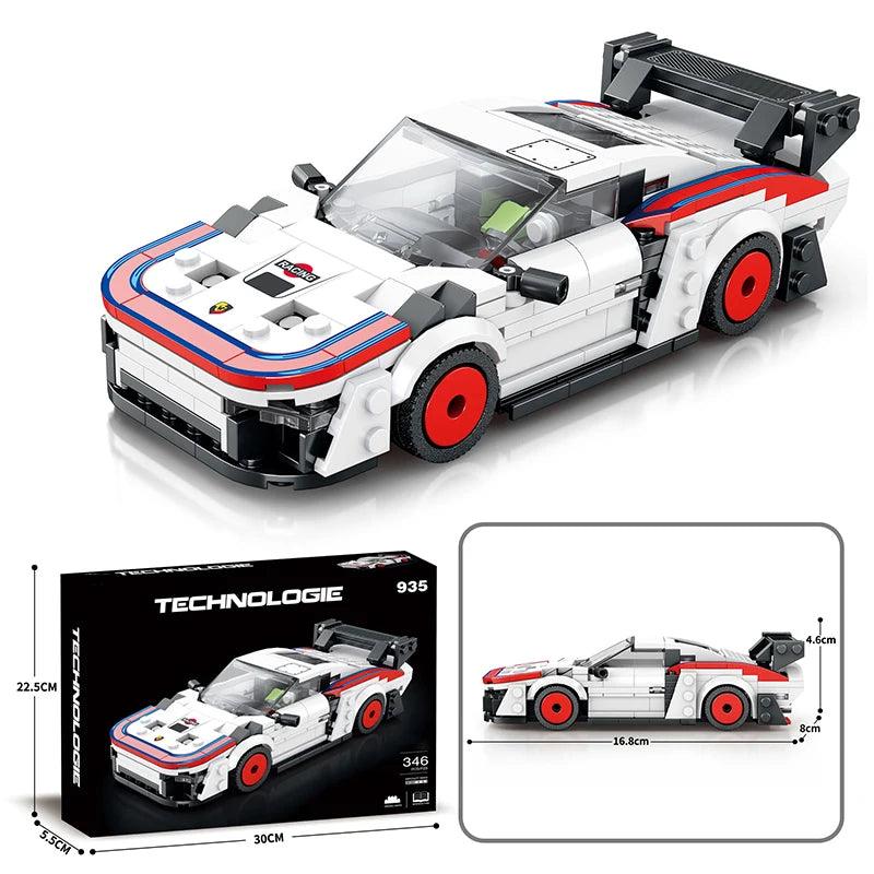 Porsche 935 346pcs-Building Blocks set -Turbo Moc