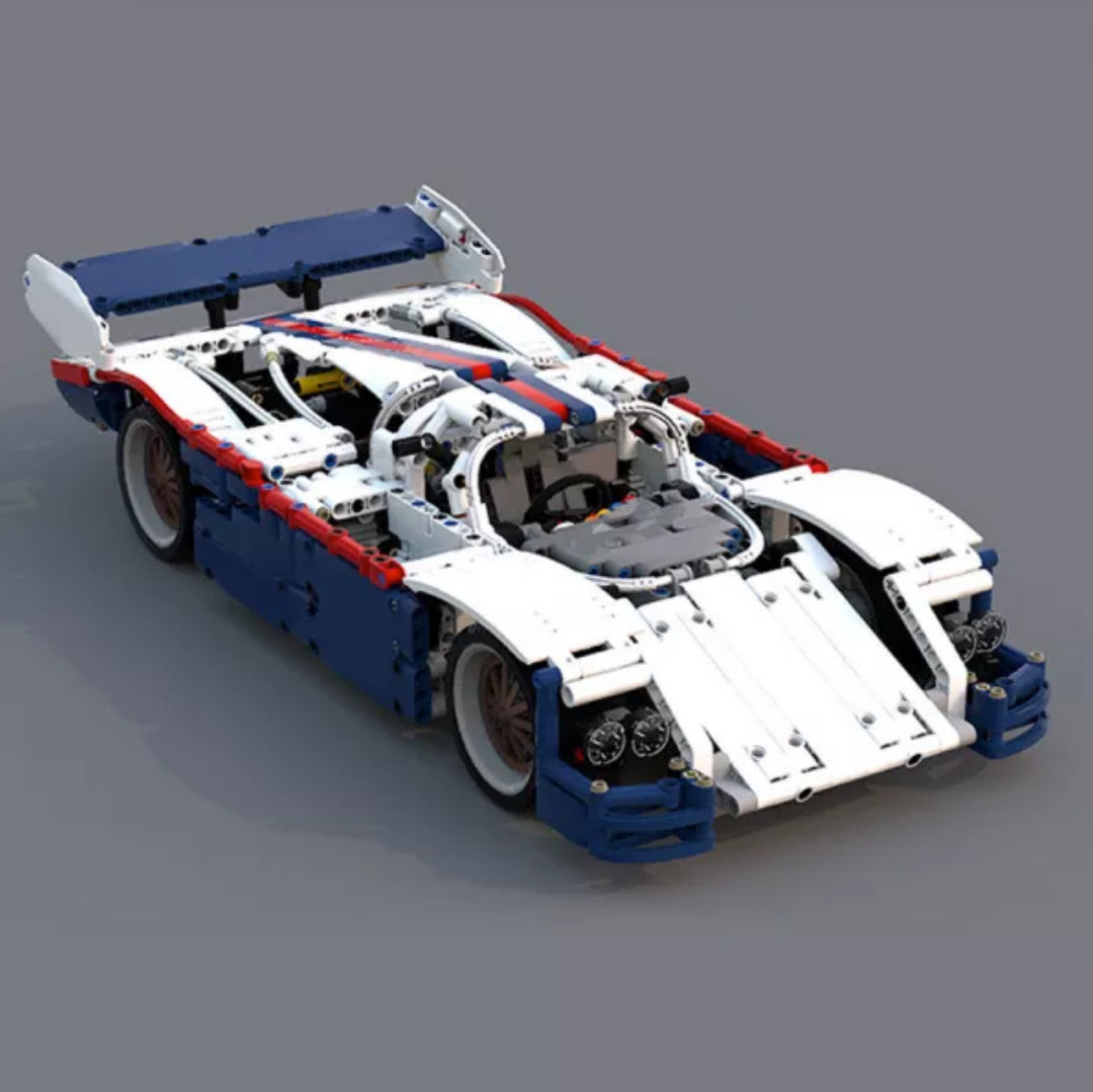 Porsche 956 1983 Le Mans | 1570pcs-Building Blocks set -Turbo Moc