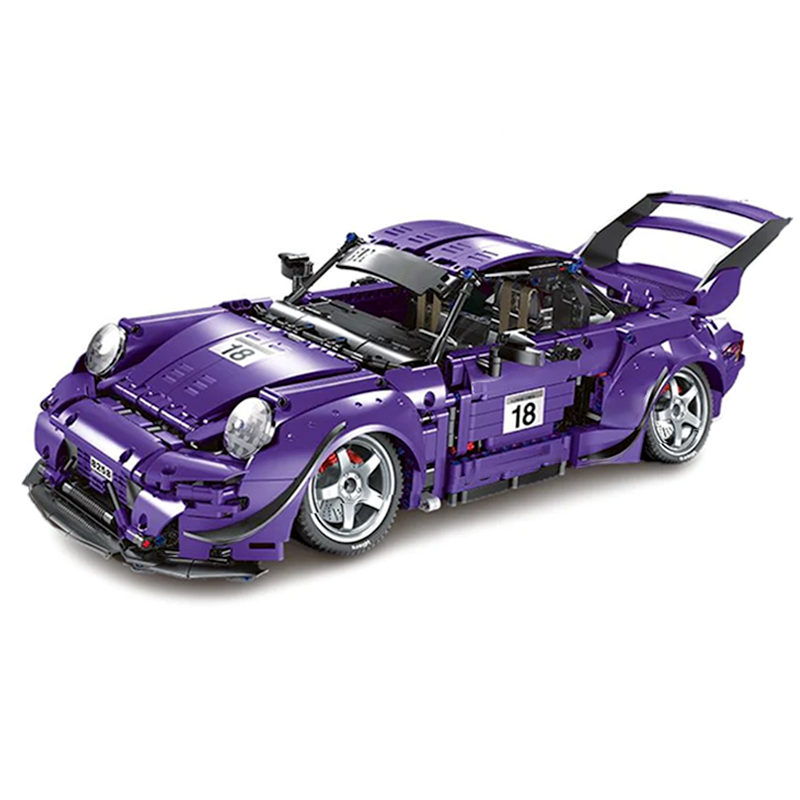 Porsche 993 Rotana RWB - Building Blocks Set | Turbo Moc