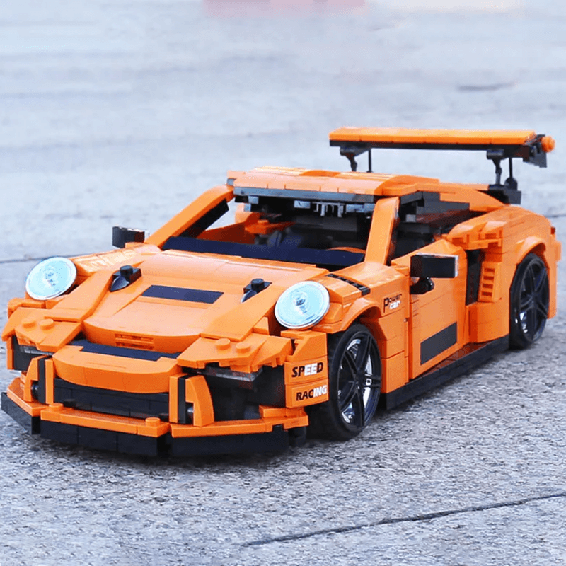 Porsche GT3 RS 1075pcs-Building Blocks set -Turbo Moc