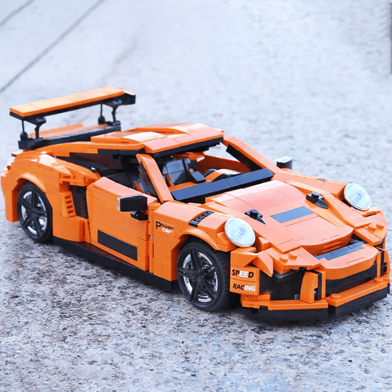 Porsche GT3 RS 1075pcs-Building Blocks set -Turbo Moc