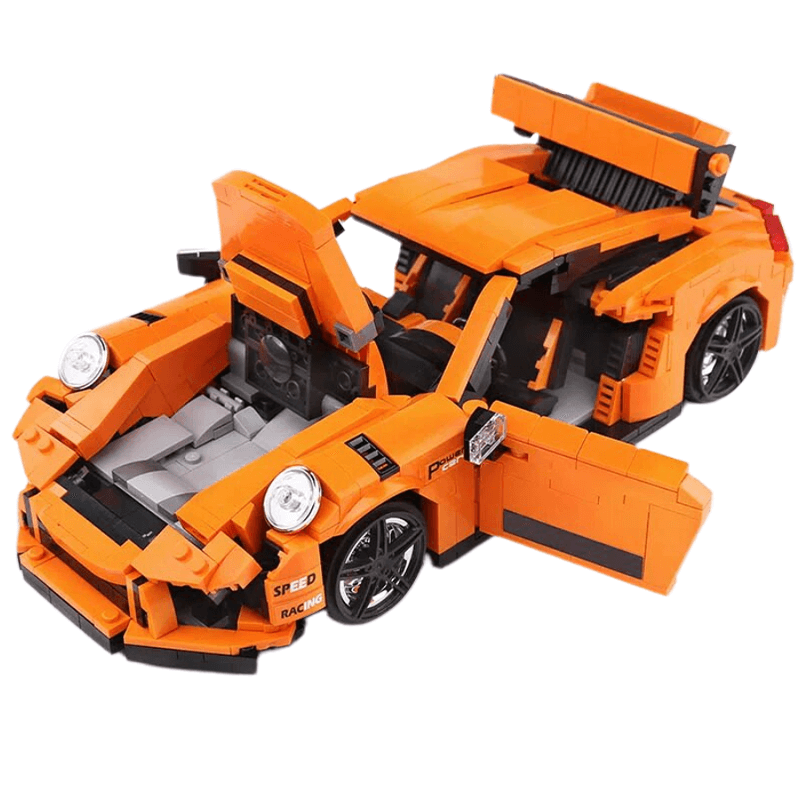 Porsche GT3 RS 1075pcs-Building Blocks set -Turbo Moc