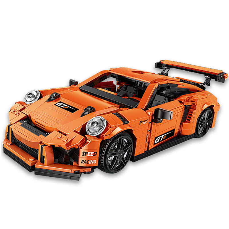 Porsche GT3 RS 1075pcs-Building Blocks set -Turbo Moc