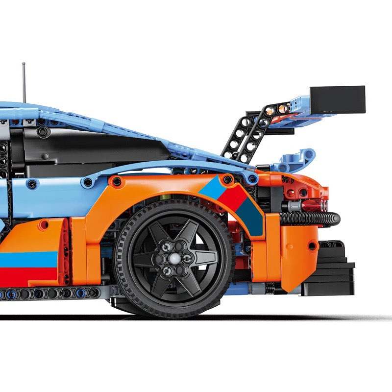 Porsche GT3 RSR Martini Gulf 1220pcs-Building Blocks set -Turbo Moc