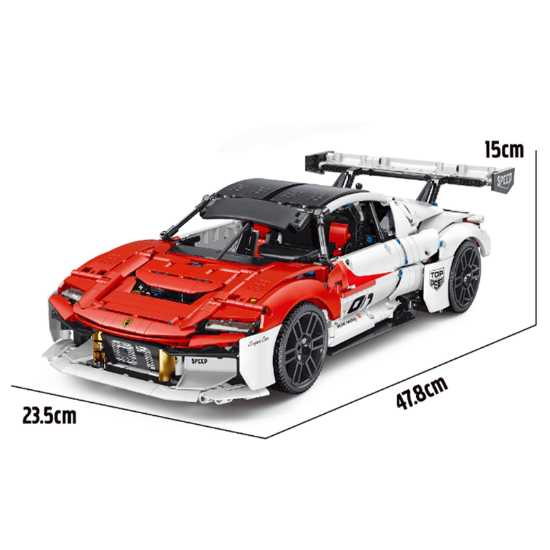 Porsche Mission R 2458pcs-Building Blocks set -Turbo Moc