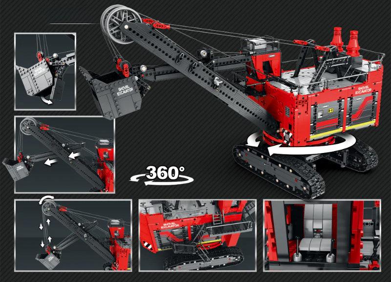 Power Shovel Excavator 2968pcs-Building Blocks set -Turbo Moc