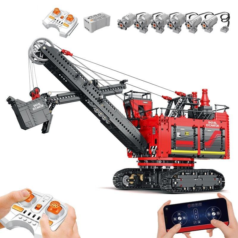 Power Shovel Excavator 2968pcs-Building Blocks set -Turbo Moc