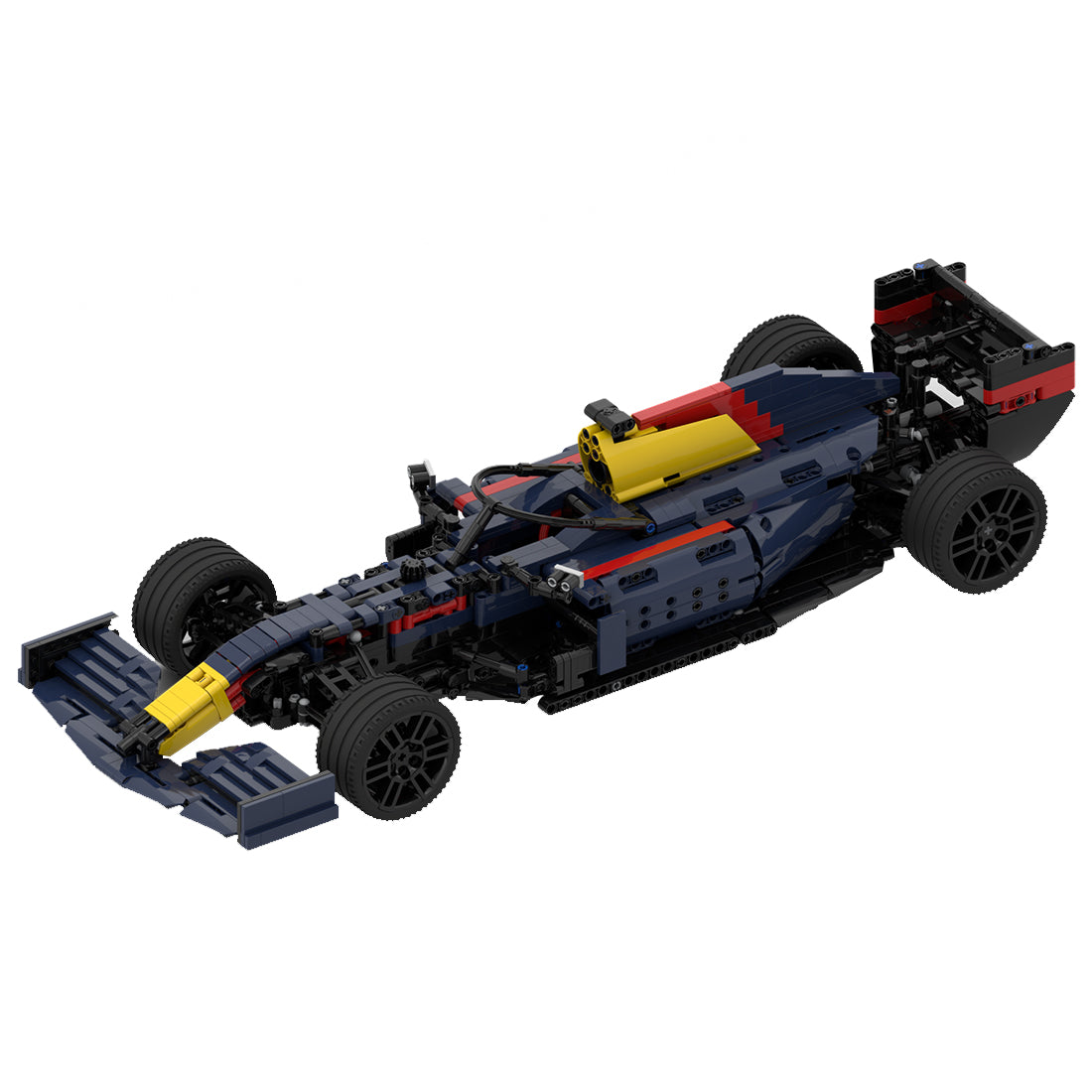 Red Bull Racing Honda F1 RB16B 1:10 1586pcs-Building Blocks set -Turbo Moc