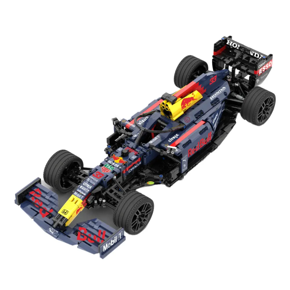 Red Bull Racing Honda F1 RB16B 1:10 1586pcs-Building Blocks set -Turbo Moc