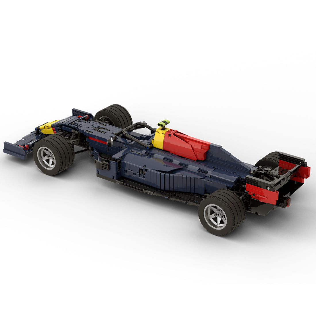 Red Bull Racing Honda F1 RB16B 1:8 | 2638pcs-Building Blocks set -Turbo Moc