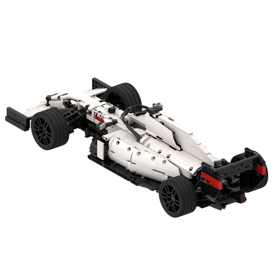 Red Bull Racing Honda F1 RB16B white 1:10 1584pcs-Building Blocks set -Turbo Moc