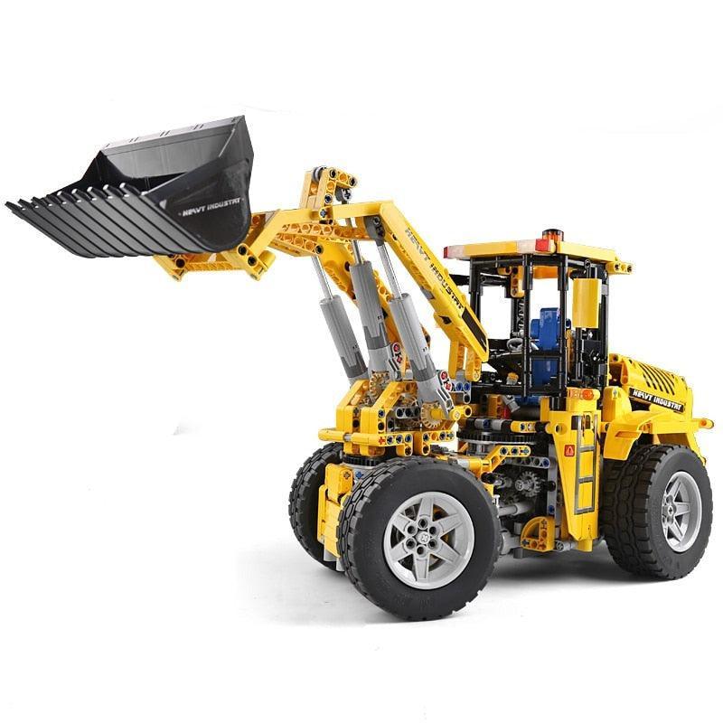 Remote Control Bulldozer - Building Blocks Set | Turbo Moc