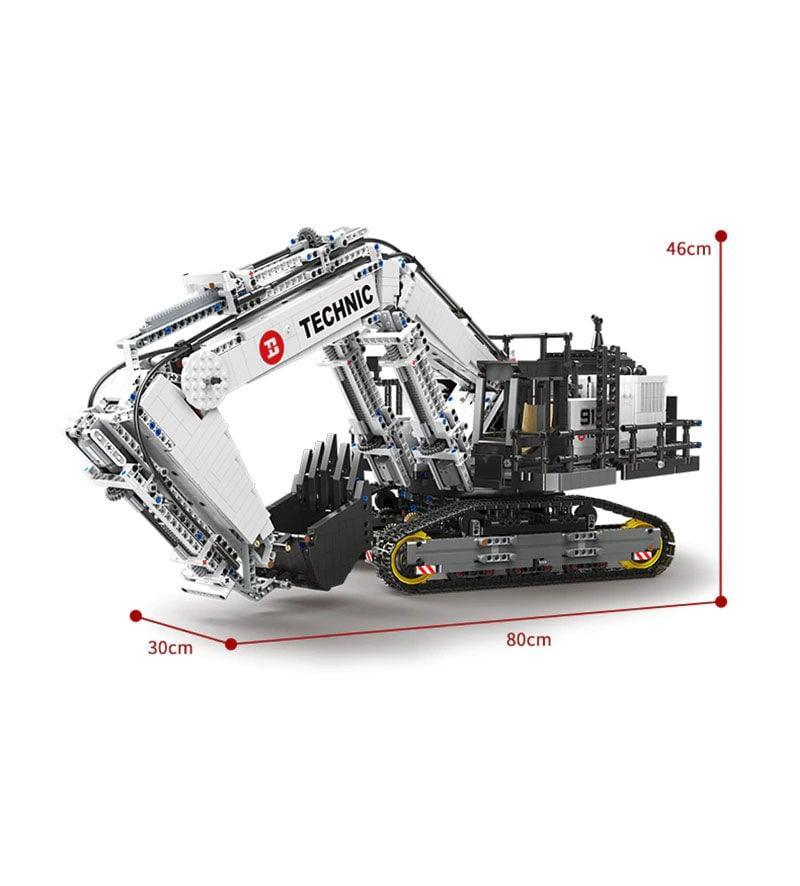 Remote Control Excavator 4342pcs-Building Blocks set -Turbo Moc