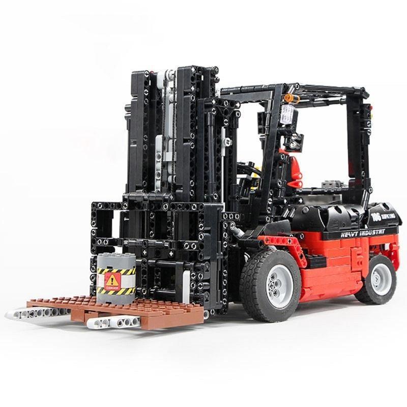 Remote Control Forklift - Building Blocks Set | Turbo Moc