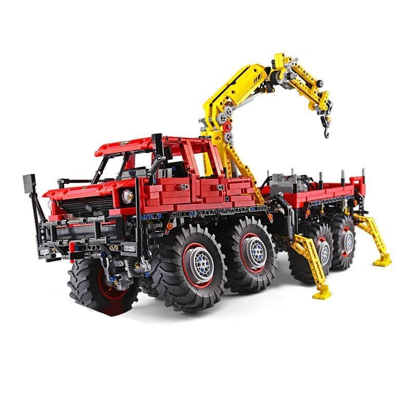 Remote Control Logging Truck - Building Blocks Set | Turbo Moc