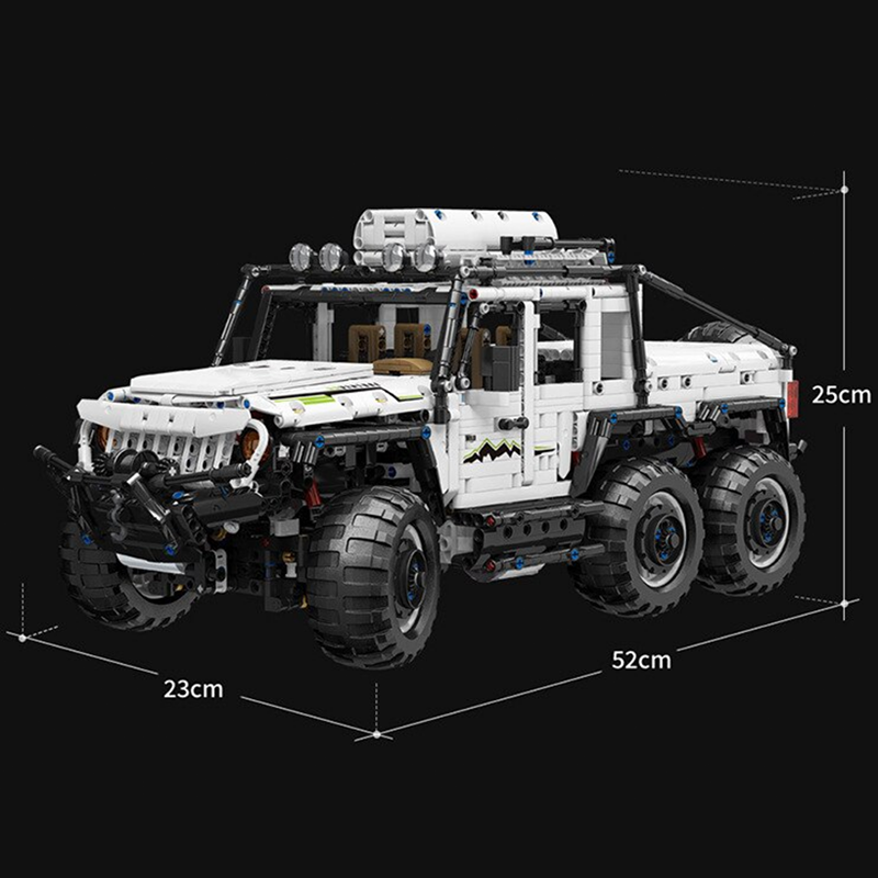 Remote Controlled 6x6 Rubi 2956pcs-Building Blocks set -Turbo Moc