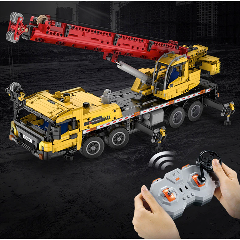 Remote Controlled Crane 1831pcs-Building Blocks set -Turbo Moc