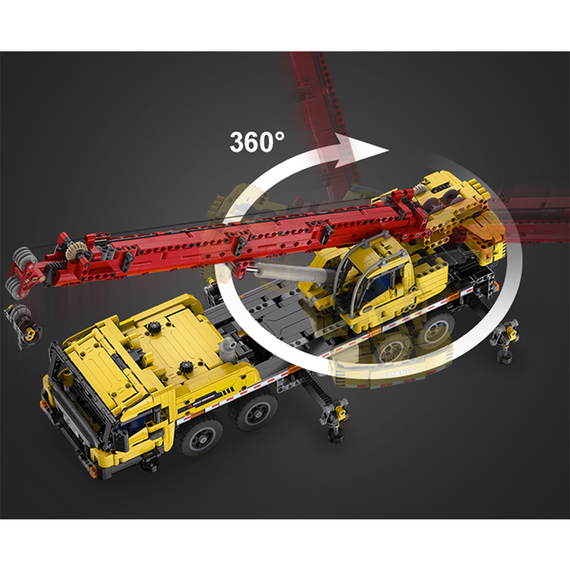 Remote Controlled Crane 1831pcs-Building Blocks set -Turbo Moc