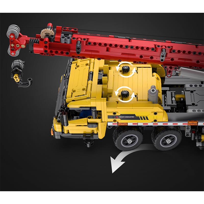 Remote Controlled Crane 1831pcs-Building Blocks set -Turbo Moc