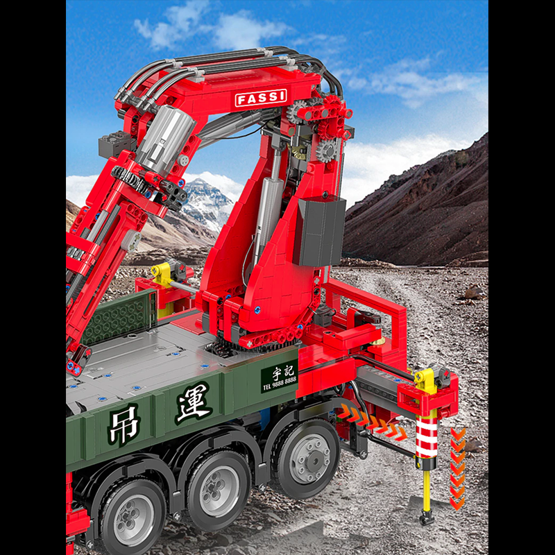 Remote Controlled Crane Truck 3925pcs-Building Blocks set -Turbo Moc