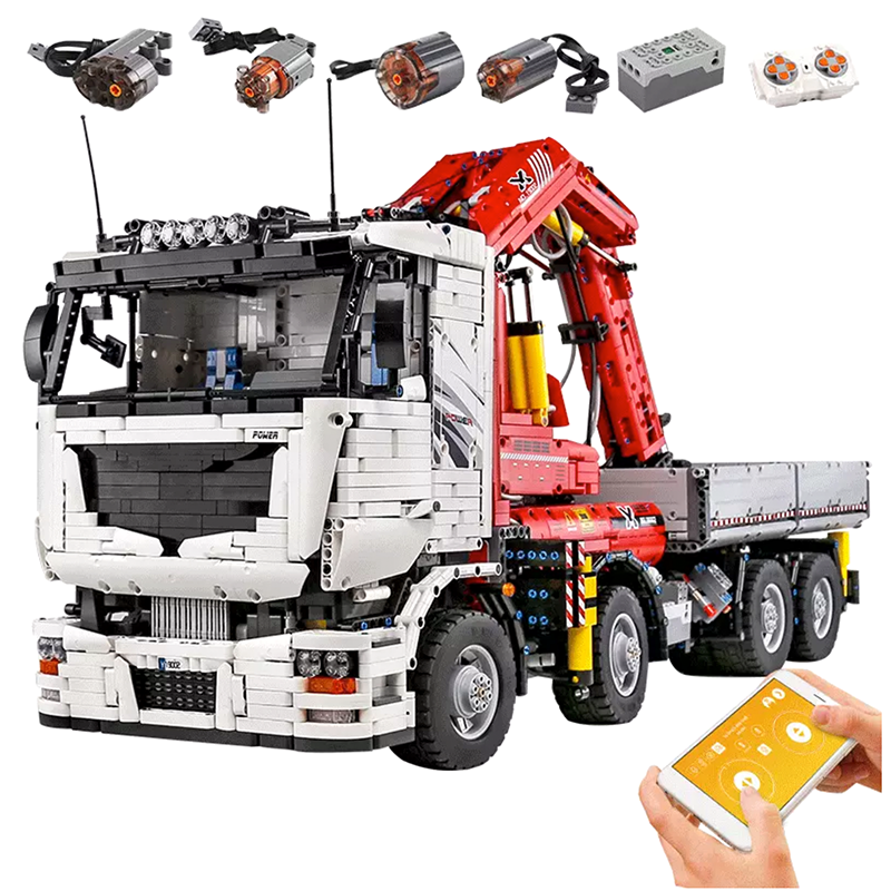 Remote Controlled Crane Truck 8238pcs-Building Blocks set -Turbo Moc