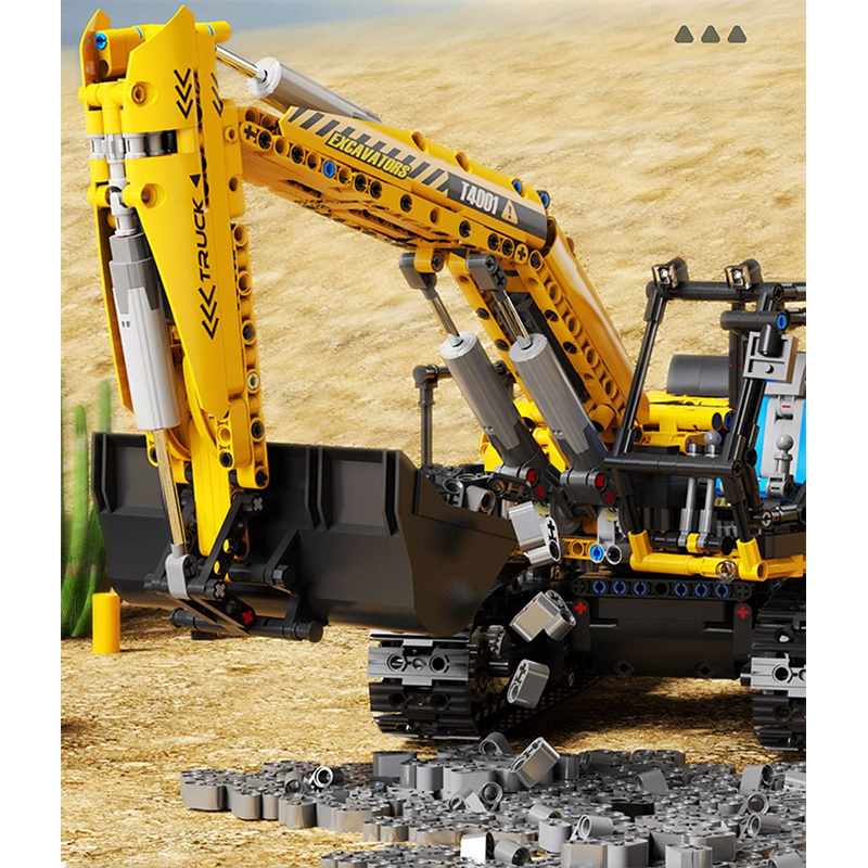 Remote Controlled Excavator 2067pcs-Building Blocks set -Turbo Moc