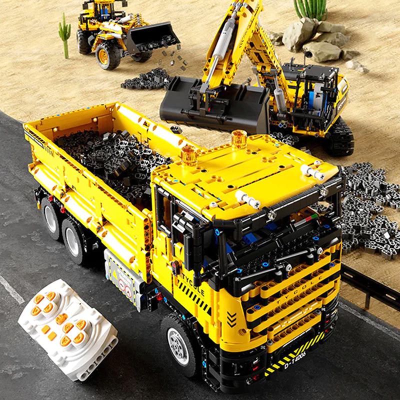 Remote Controlled Excavator 2067pcs-Building Blocks set -Turbo Moc