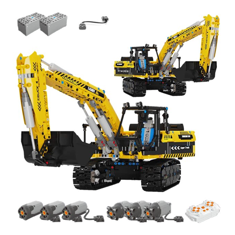 Remote Controlled Excavator 2067pcs-Building Blocks set -Turbo Moc