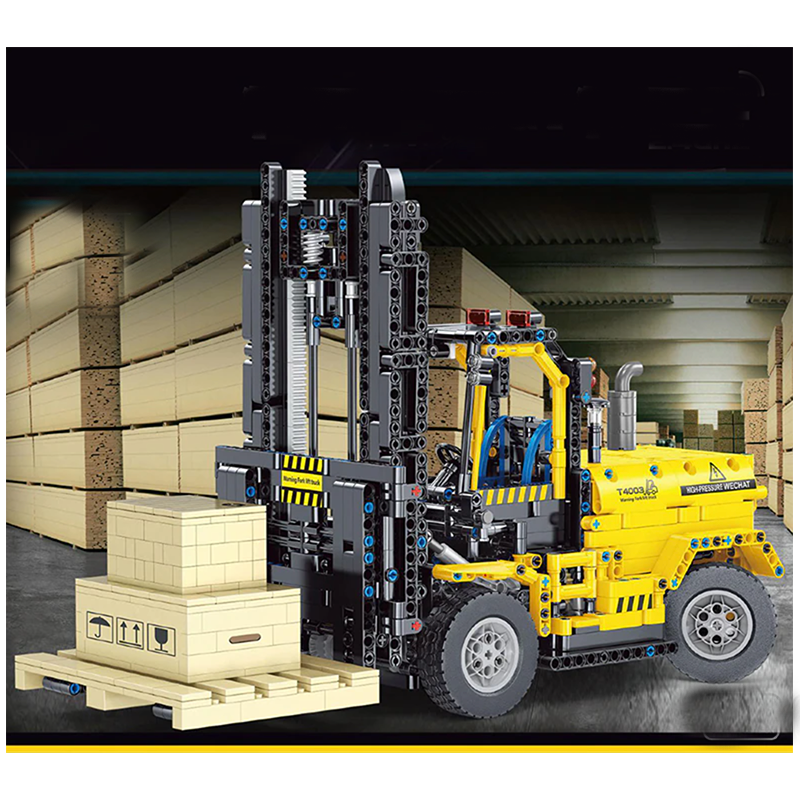 Remote Controlled Forklift 2027pcs-Building Blocks set -Turbo Moc