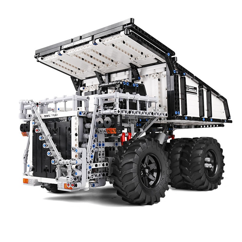 Remote Controlled Mining Dump Truck - Building Blocks Set | Turbo Moc