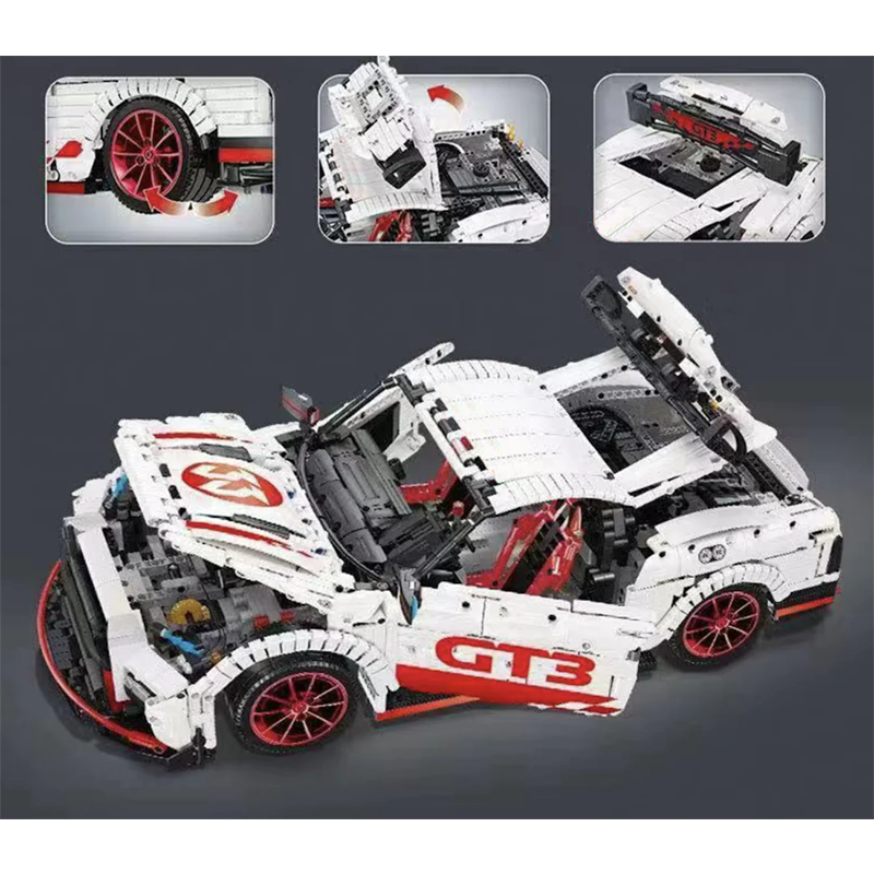 Remote Controlled R35 Godzilla 3408pcs-Building Blocks set -Turbo Moc